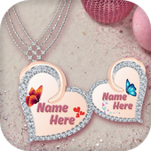 Write Name On Locket ikona