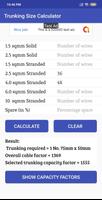 Trunking size calculator Poster