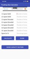 Trunking size calculator captura de pantalla 1