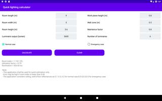 Quick Lighting Calculator screenshot 3