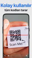 QR Scanner: Karekod Okuyucu Ekran Görüntüsü 2