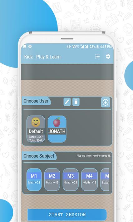 Android용 Kidz - Play and Learn Maths, Spelling, Clock ...