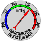 Barometer In Status Bar icon