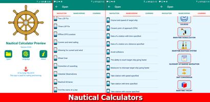 Nautical Calculators Cartaz