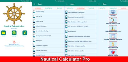 Nautical Calculators Pro โปสเตอร์