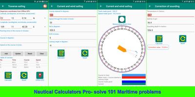 Nautical Calculators Pro captura de pantalla 2