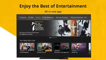 Descargar APK de Viu: Dramas, TV Shows & Movies