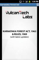 Karnataka Forest Act ポスター