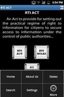 برنامه‌نما RTI Act (India) & State Rules عکس از صفحه