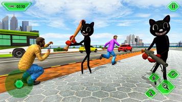 Cartoon Cat Crime City Hero 3D capture d'écran 3