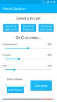 Macro Calculator الملصق