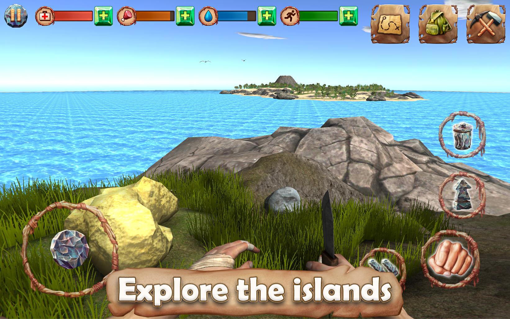 Игры про остров на андроид. Игра про динозавров остров.