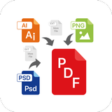 File to PDF Converter(AI, PSD) أيقونة