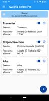 Poster Sveglia Solare
