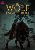 Wolf Escape Run and Jump on Swipe Up poster