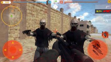 Commando Shooting Game : Mad Zombies War screenshot 1