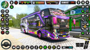 ville bus simulateur bus jeu Affiche