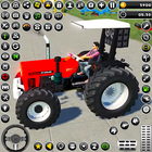 Индийский Трактор Ферма Работа иконка