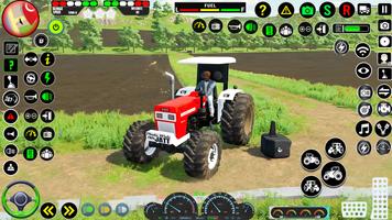 Poster Tractor Driving Farming Games