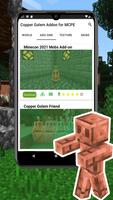 Copper Golem Addon for MCPE تصوير الشاشة 1
