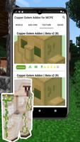 Copper Golem Addon for MCPE capture d'écran 2