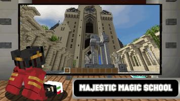 Hogwarts mod for minecraft pe 포스터