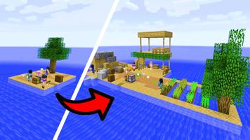 Raft Block mod for MCPE الملصق