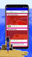 Raft Block mod for MCPE تصوير الشاشة 1