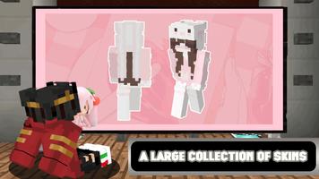 Skin Girls Cute for MCPE Ekran Görüntüsü 2