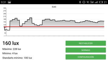 LuxMeter captura de pantalla 2