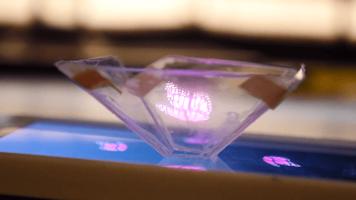 Vyomy 3D Hologram Hummingbird imagem de tela 3