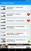 Learn Spanish via Videos capture d'écran 2