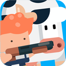 Milk hunters: flat shooter APK