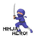 Ninja Hero - 5 Super Games Pack أيقونة