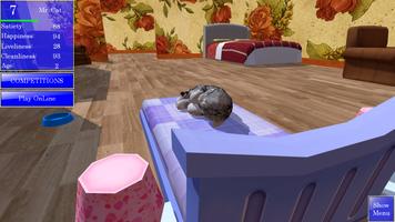 Cute Pocket Cat 3D imagem de tela 2