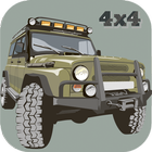 Off-road driving icon