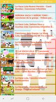 Canciones de la Vaca Lola स्क्रीनशॉट 1