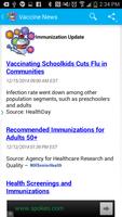 Vaccines-Immunizations Updates captura de pantalla 2