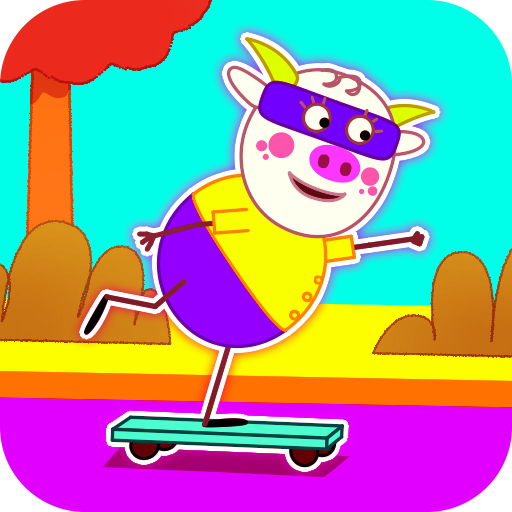 cow skater: scating game for kid