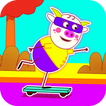 cow skater : game for kids