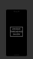Unique Threading Salon Plakat