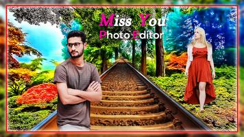 Miss You Photo Editor imagem de tela 1