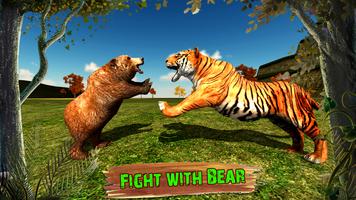 Tiger Simulator 3d Tiger Games Affiche
