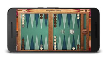 Backgammon Cowboy capture d'écran 1