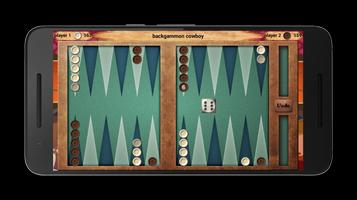 Backgammon Cowboy capture d'écran 2