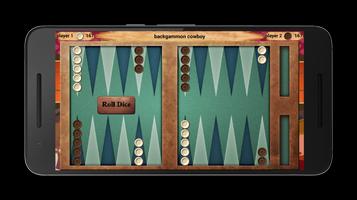 Backgammon Cowboy capture d'écran 3