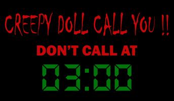 Call Spooky Momo Doll Horror Affiche