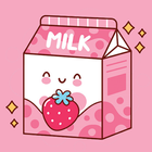 Cute Milk Kawaii Wallpaper ไอคอน