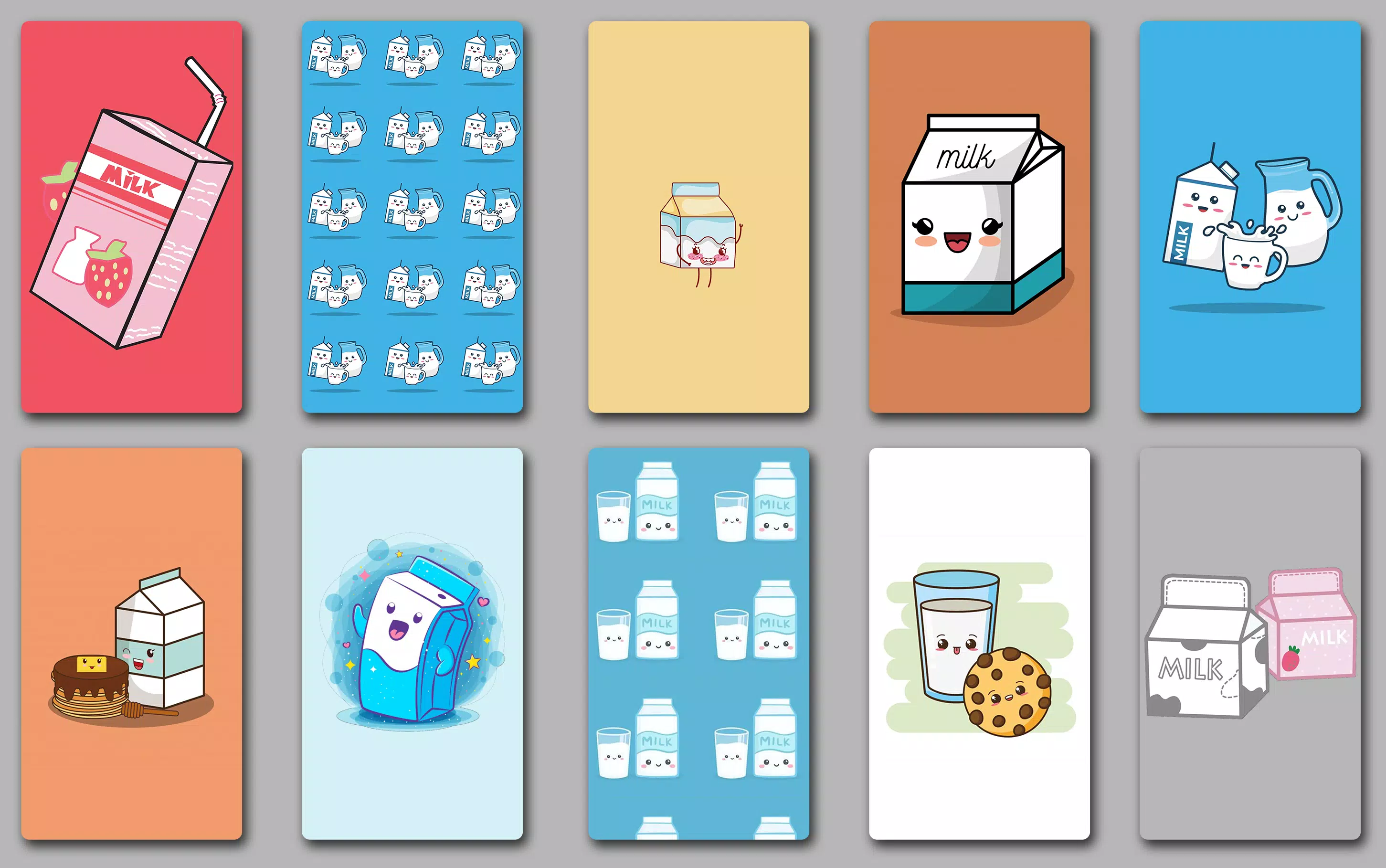 Descarga de APK de Cute Milk Kawaii Wallpaper para Android