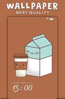 Cute Milk Kawaii Wallpaper captura de pantalla 2